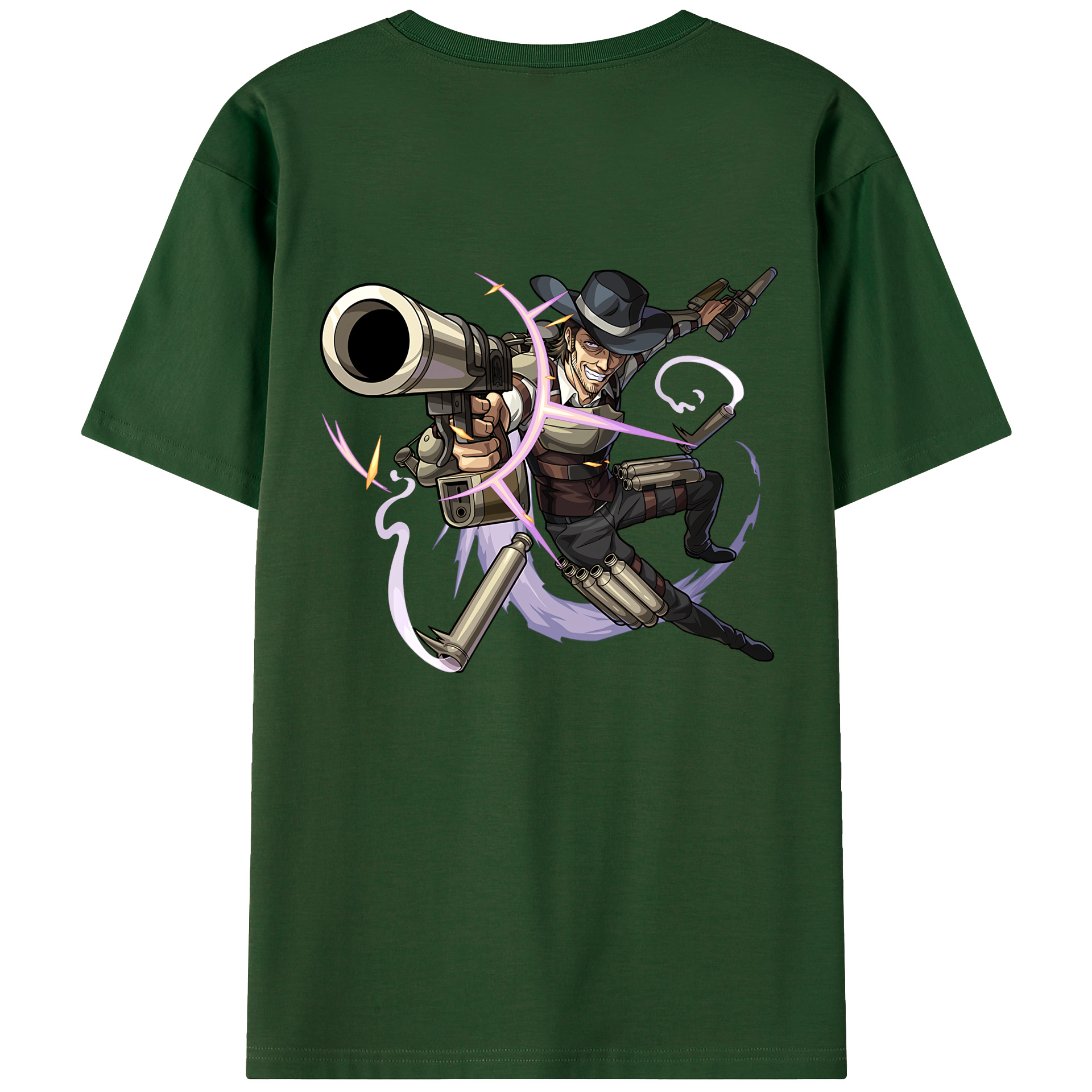 （画像用） 進撃の巨人 ケニー·アッカーマン Attack on Titan Kenny Ackerman 綿100％半袖Tシャツ（背面プリント）